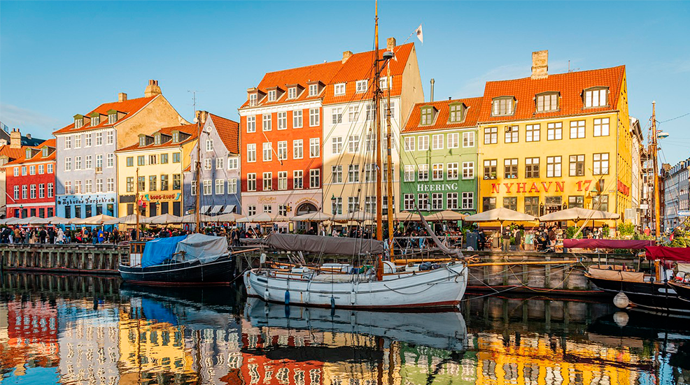 River in Copenhagen, Denmark. 